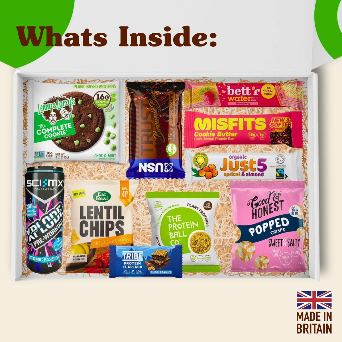 GuiltFree Vegan Protein Hamper (10 Items)