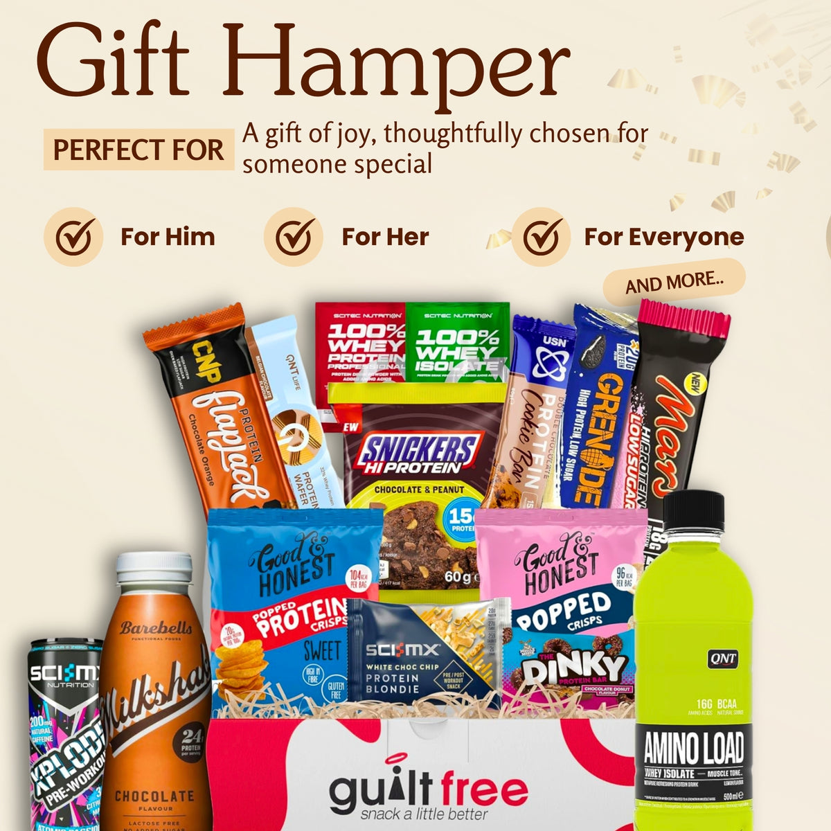 Guiltfree Protein Hamper Box (15 items)