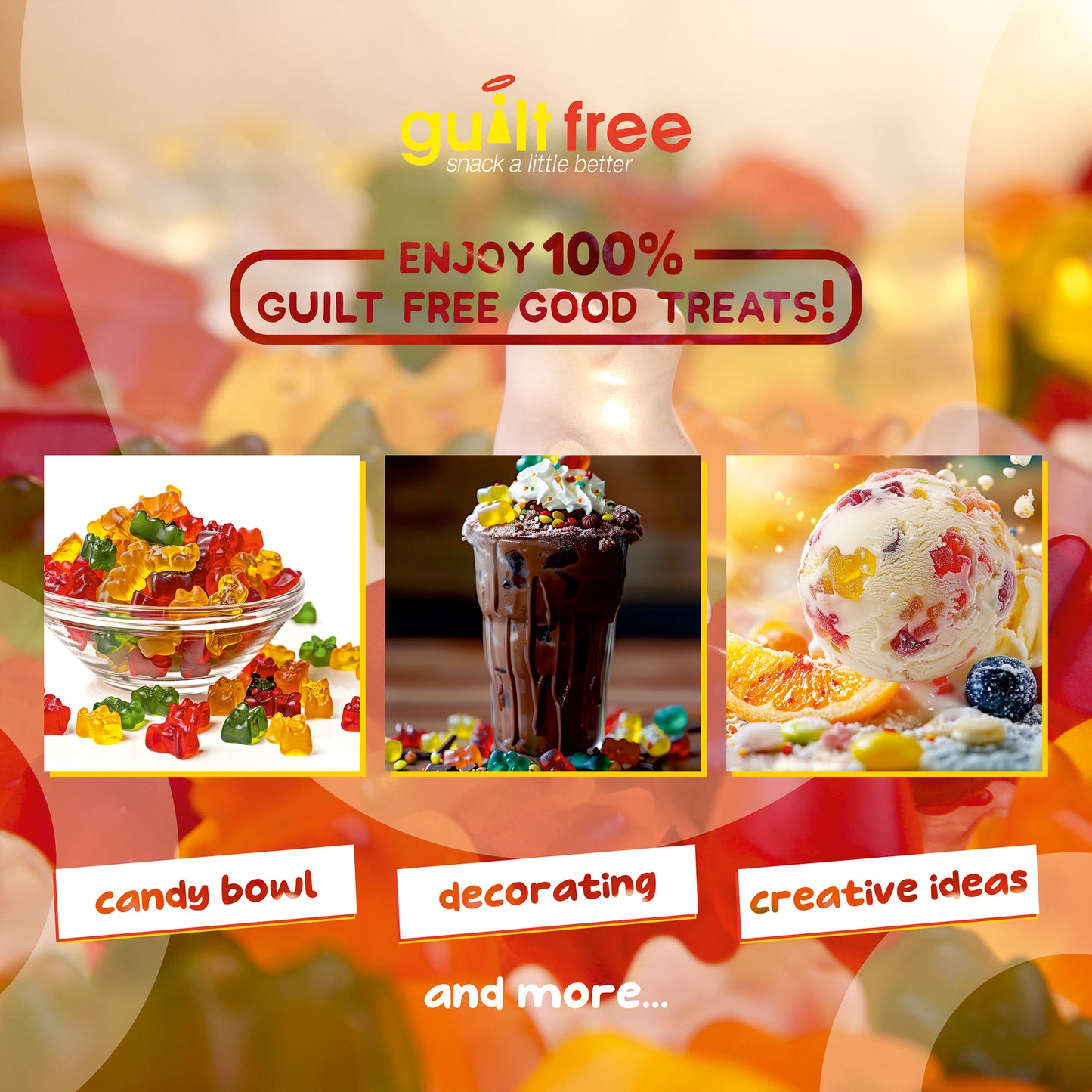 GuiltFree Sugar Free Gummies - Gummy Bear