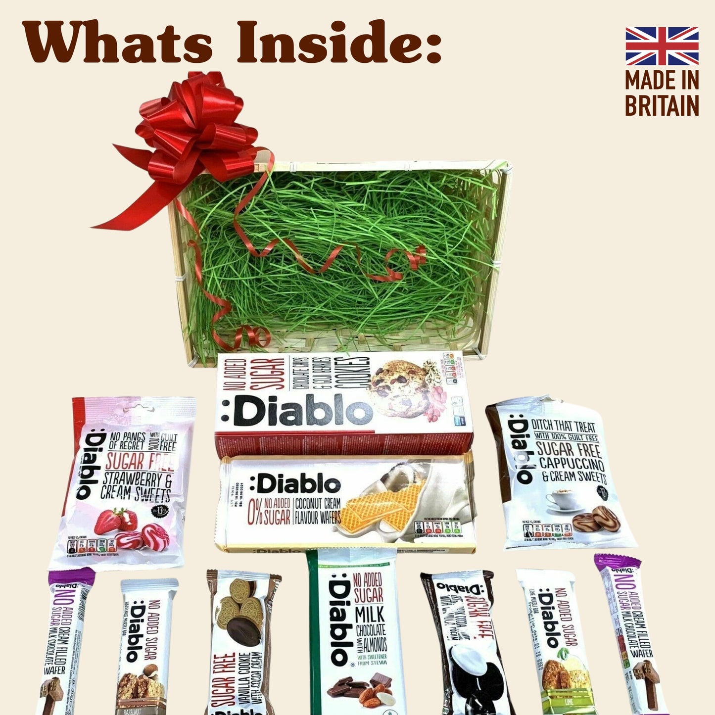 Diablo Sugar Free Hamper Medium New (11 Items)