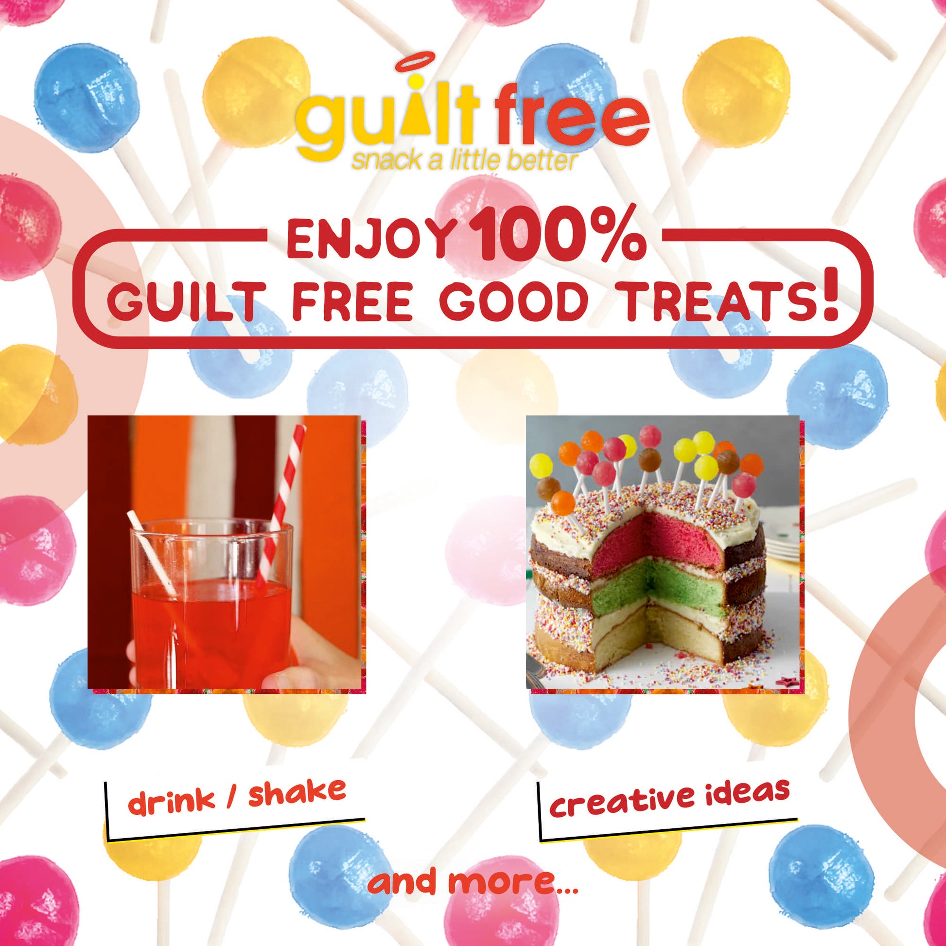 GuiltFree Sugar Free Lollipop - Mixed