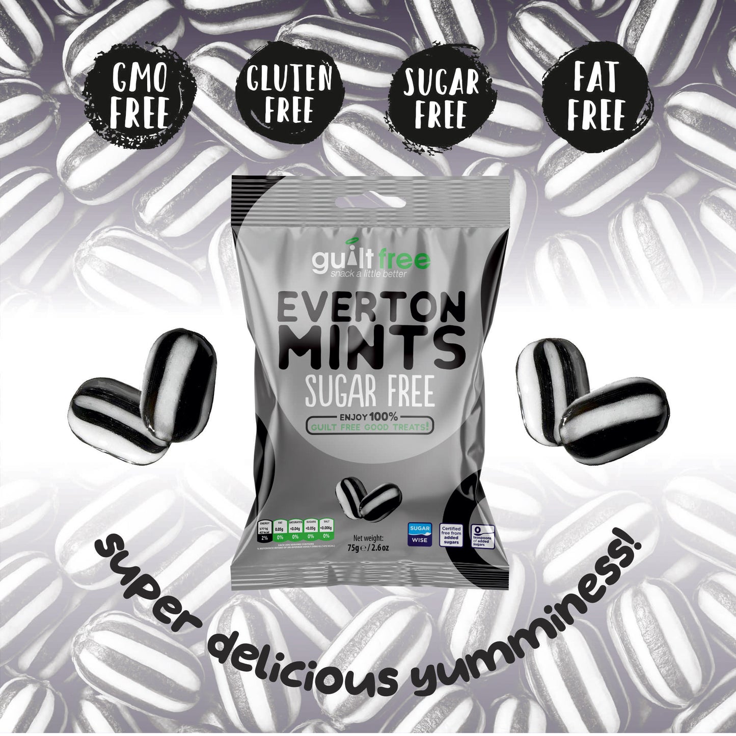 GuiltFree Sugar Free Sweets -  Everton Mints