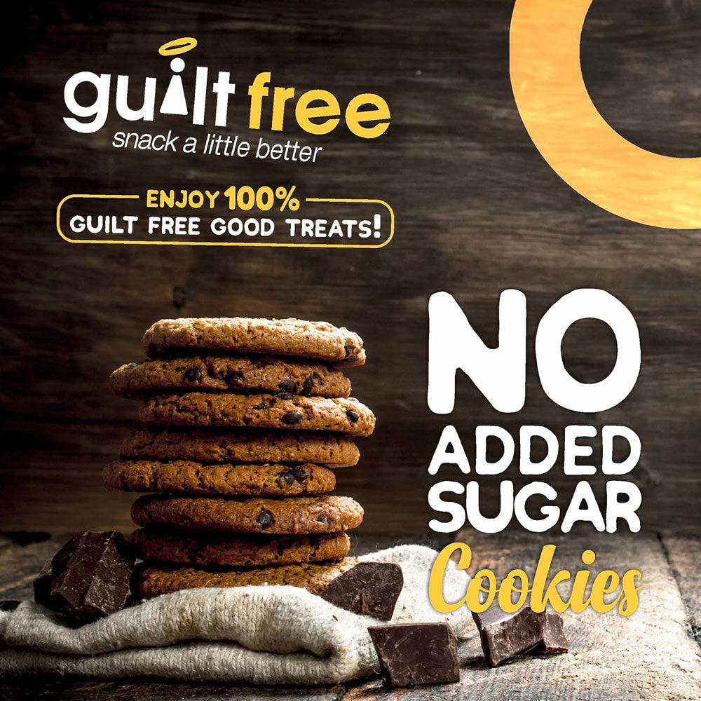 GuiltFree No Added Sugar Cookies 130g - Chocolate Chip