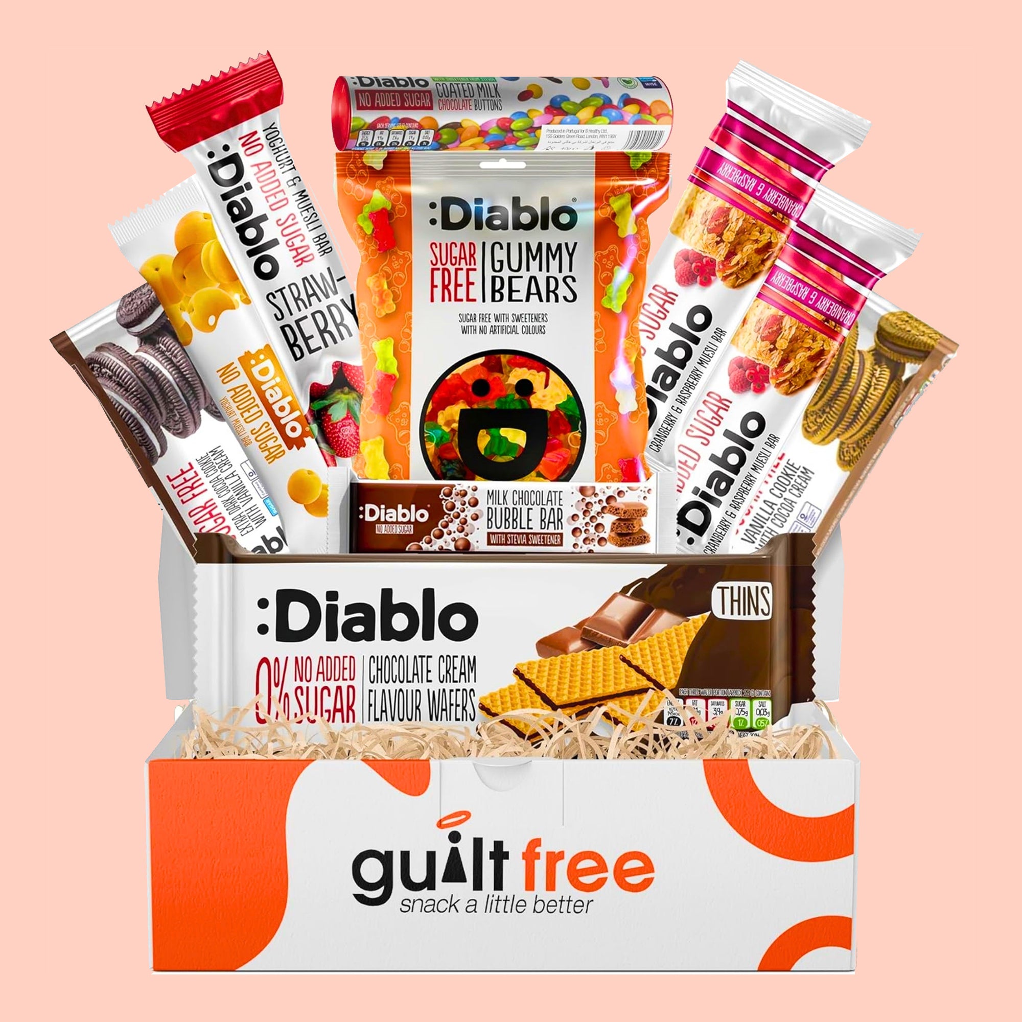Guiltfree Diablo No Added Sugar Hamper Box (10 Items)
