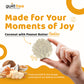 GuiltFree No Added Sugar Cookies 128g - Coconut with Peanut Butter