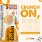 GuiltFree No Added Sugar Cookies 128g - Coconut with Peanut Butter