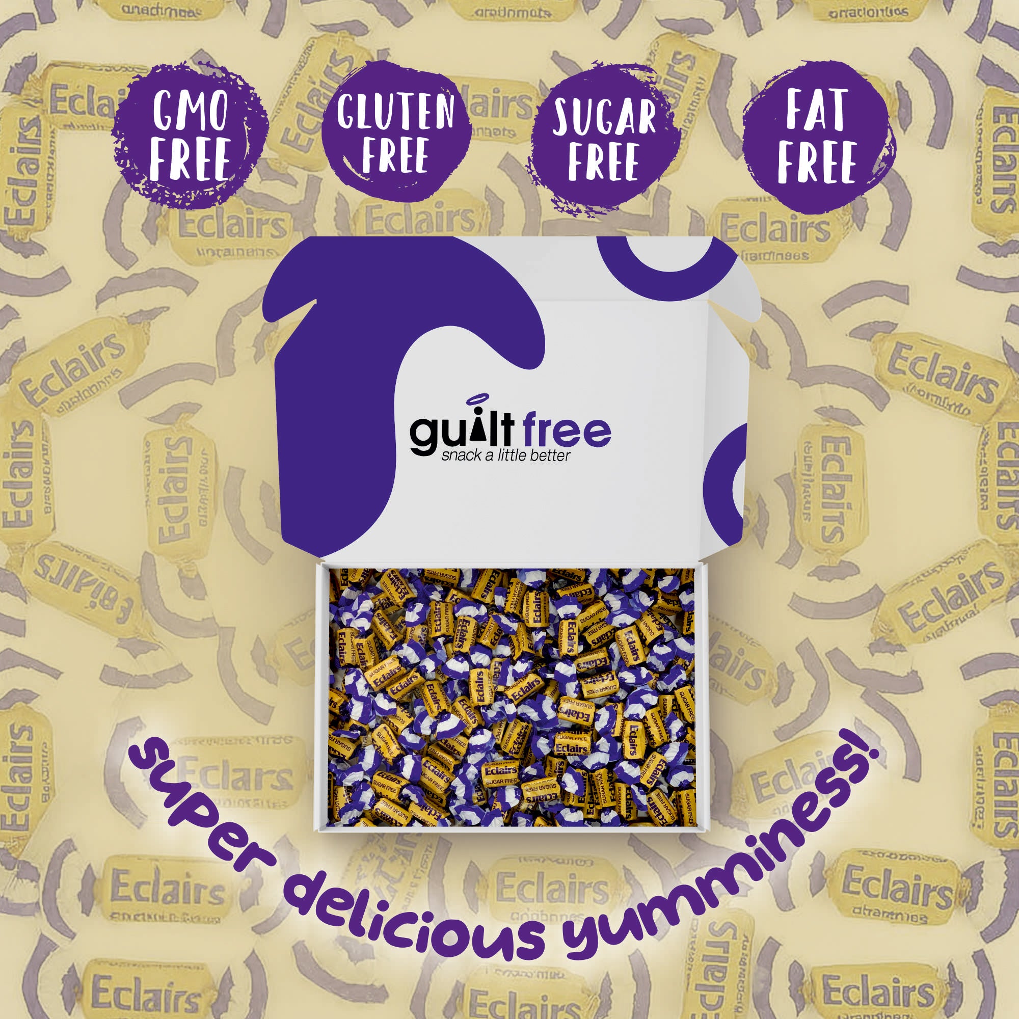 GuiltFree Eclairs Chocolate Box