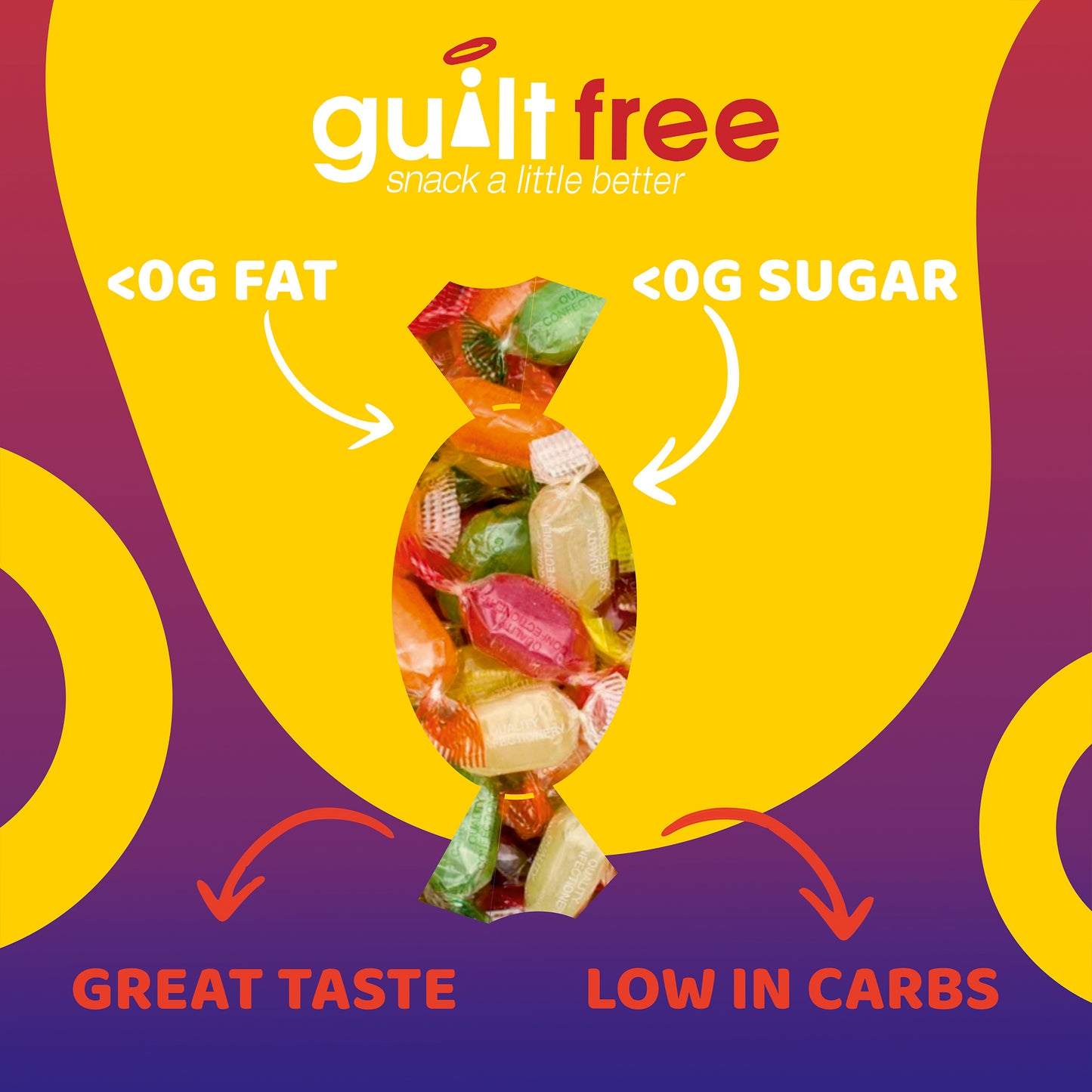 GuiltFree Sugar Free Sweets -  Fruit Drops