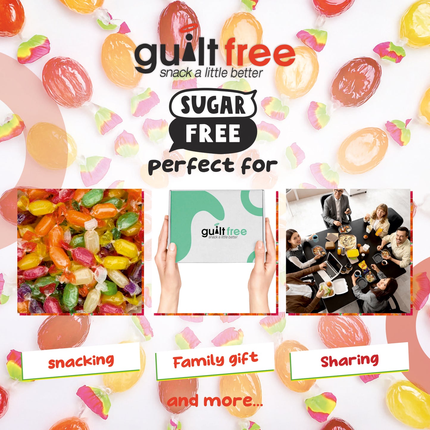GuiltFree Sugar Free Sweets -  Fruit Drops