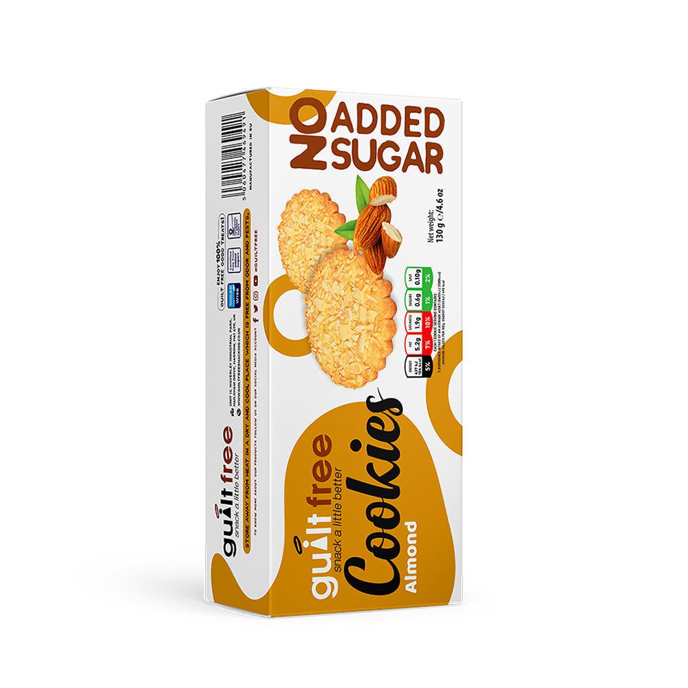 GuiltFree No Added Sugar Cookies 135g - Almond