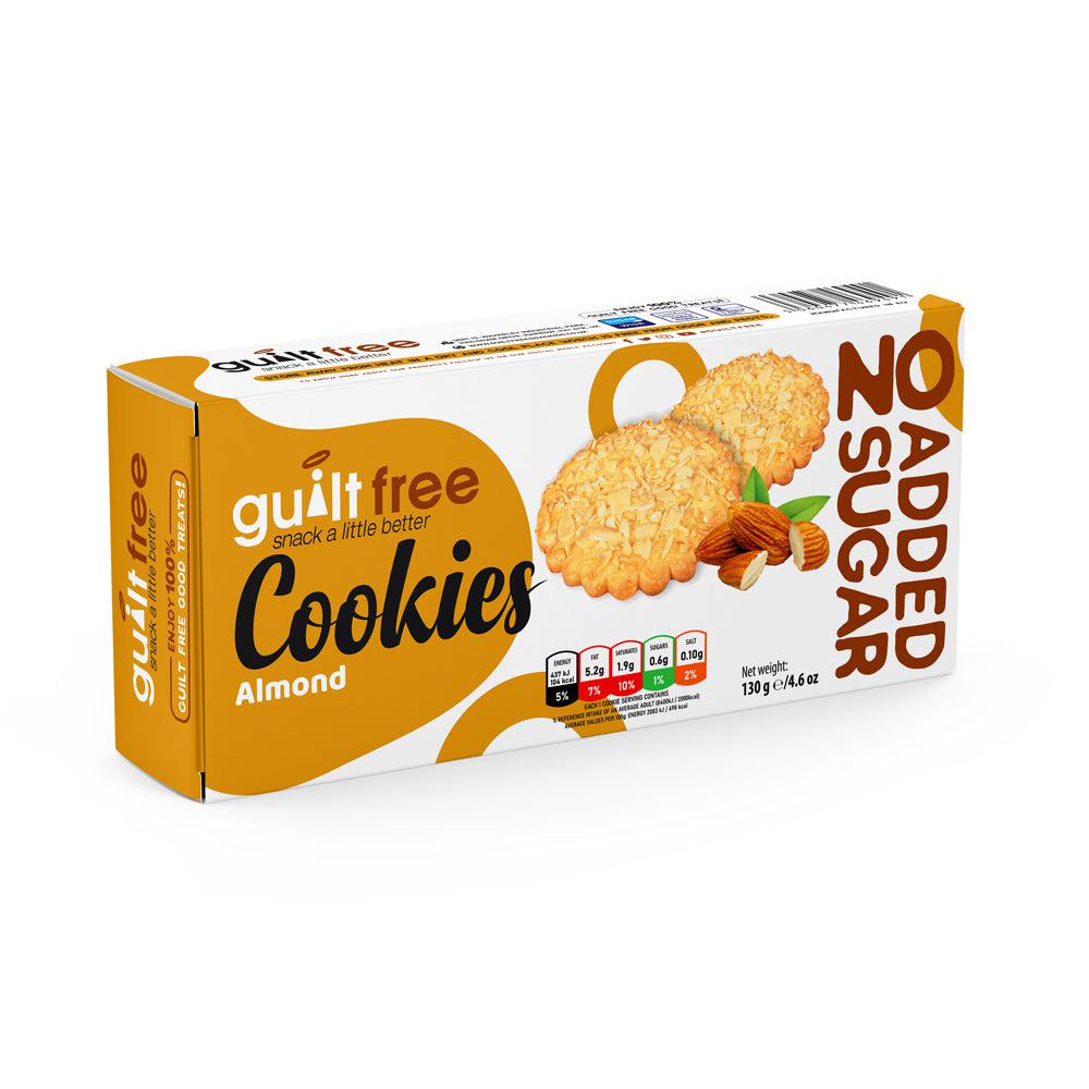 GuiltFree No Added Sugar Cookies 135g - Almond