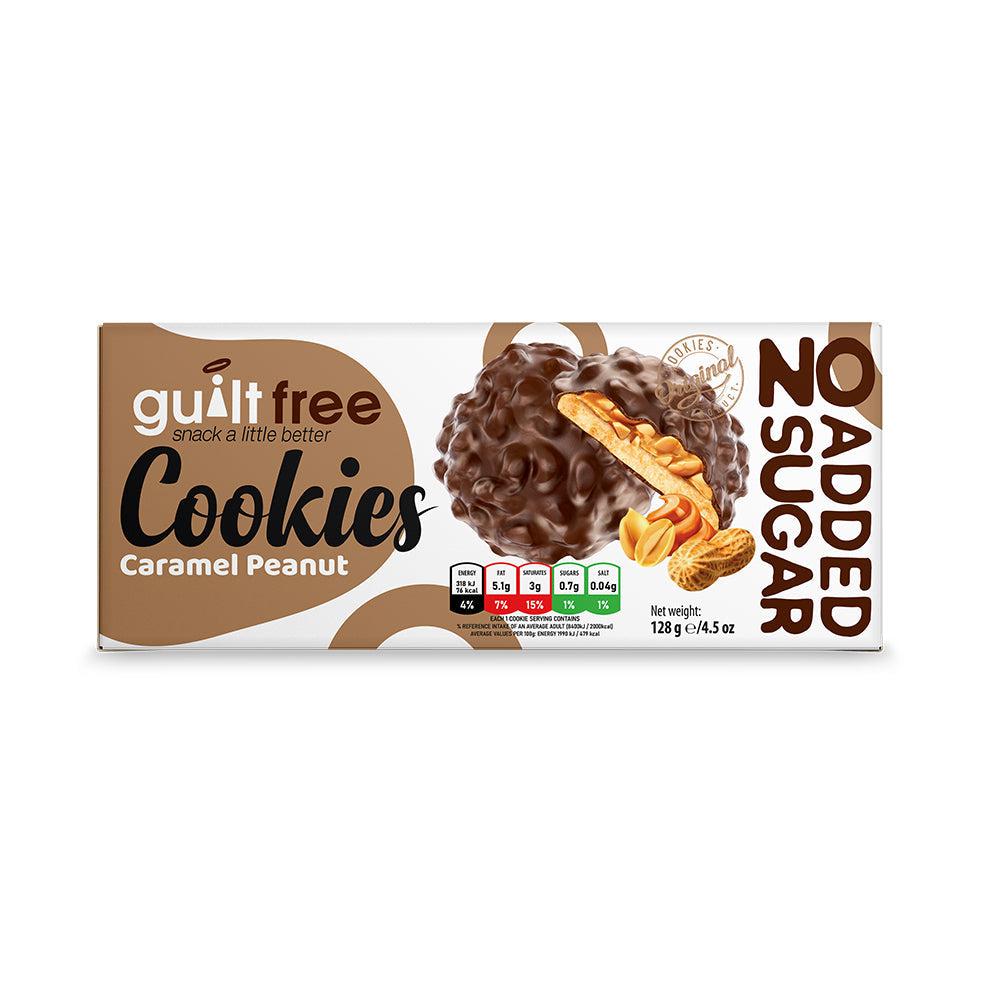 GuiltFree No Added Sugar Cookies 128g - Caramel Peanut