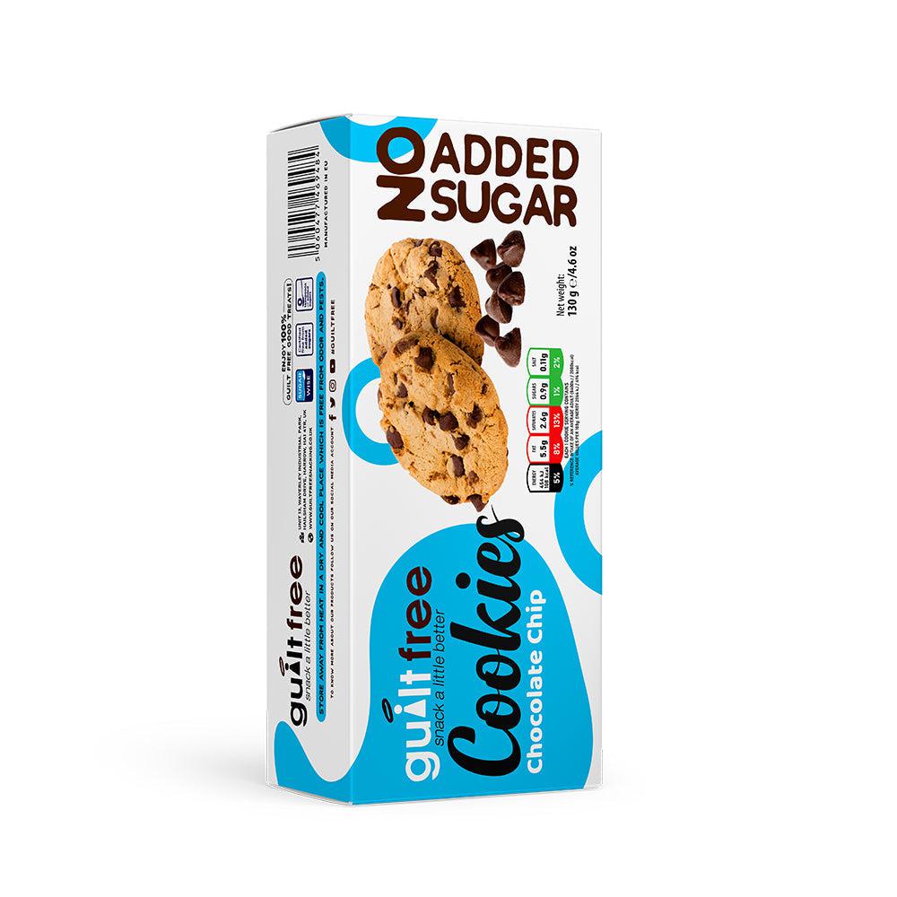 GuiltFree No Added Sugar Cookies 130g - Chocolate Chip