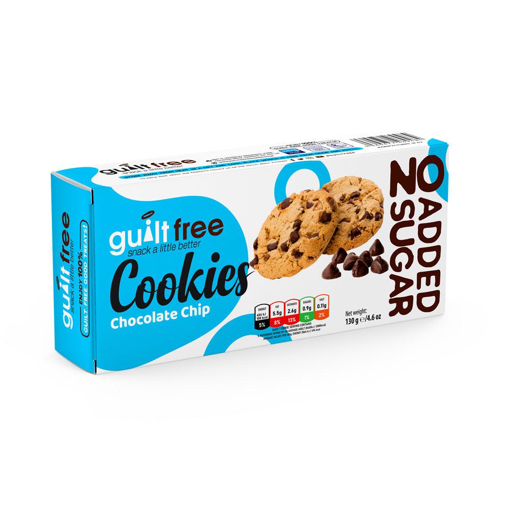 GuiltFree No Added Sugar Cookies 130g - Chocolate Chip