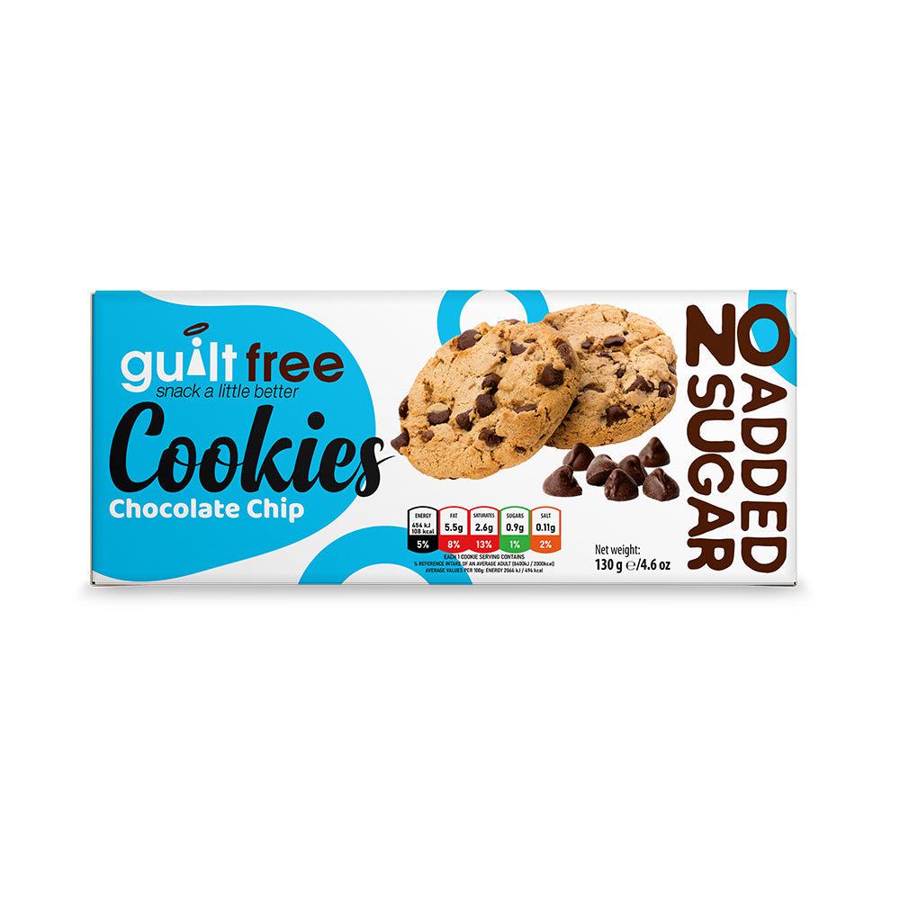 GuiltFree No Added Sugar Cookies 130g - Chocolate Chip