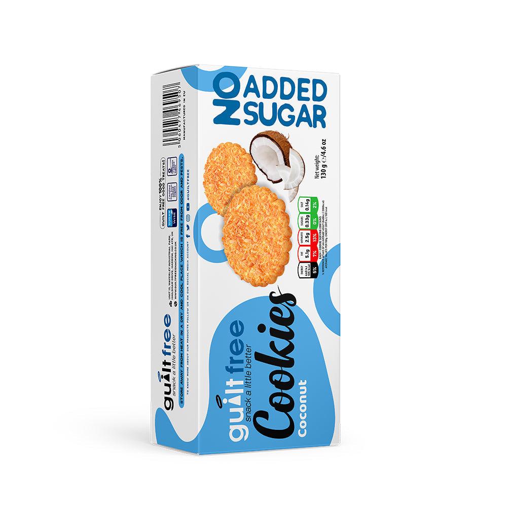 GuiltFree No Added Sugar Cookies 130g - Coconut