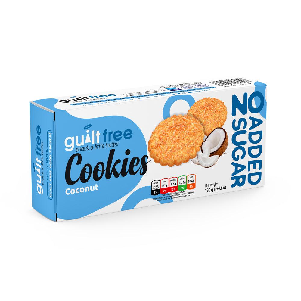 GuiltFree No Added Sugar Cookies 130g - Coconut