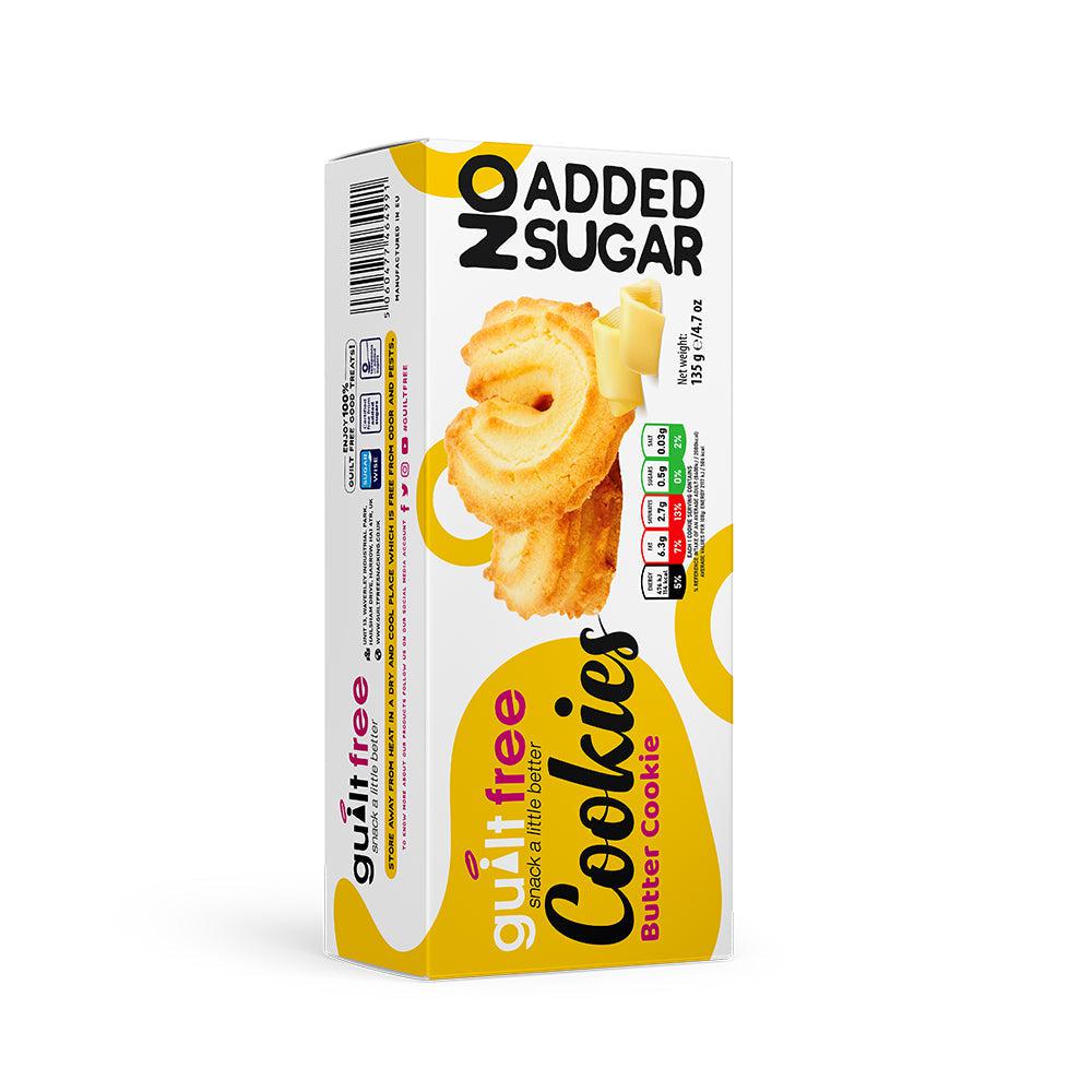 GuiltFree No Added Sugar Cookies 135g - Butter Cookie
