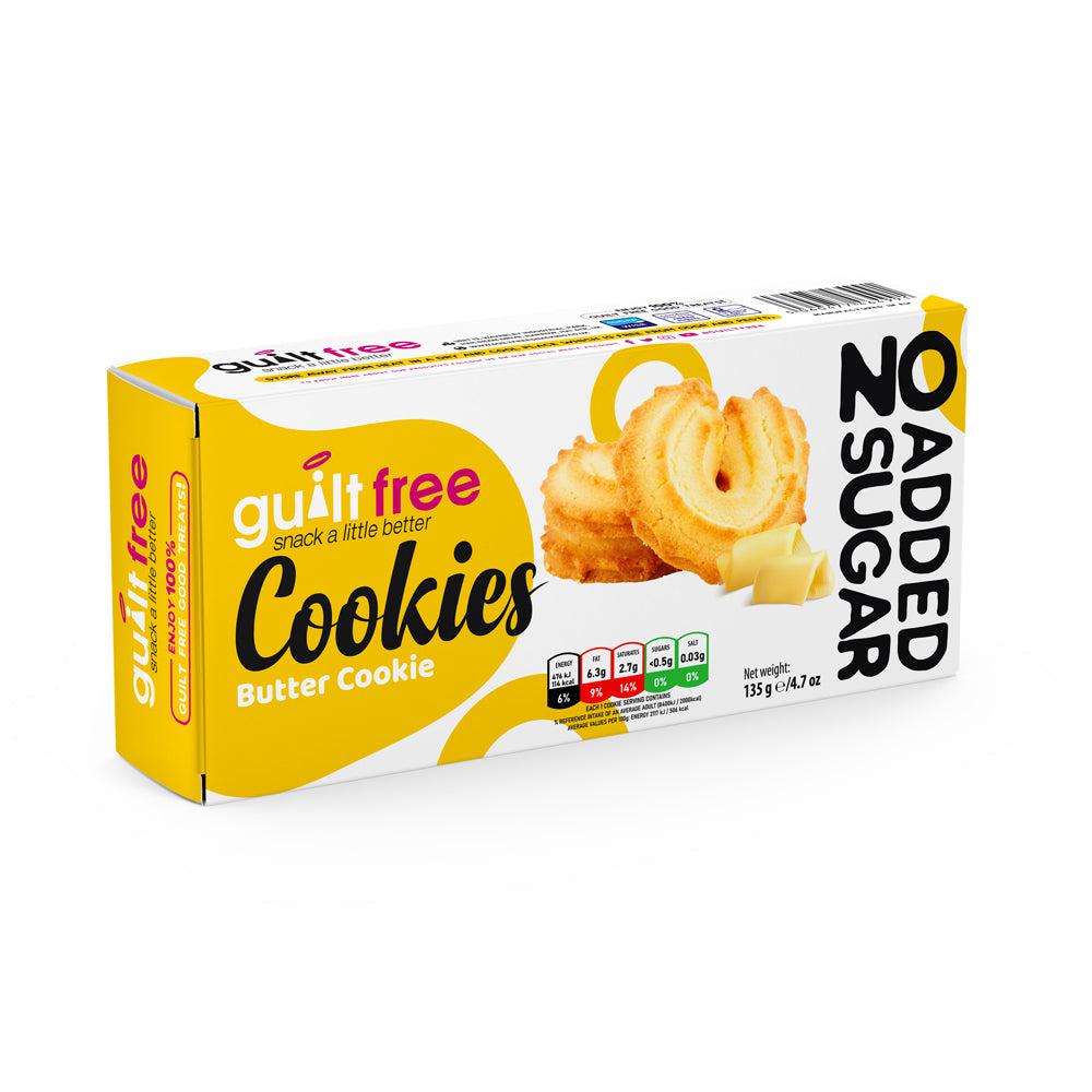 GuiltFree No Added Sugar Cookies 135g - Butter Cookie