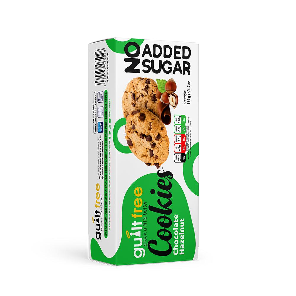 GuiltFree No Added Sugar Cookies 135g - Chocolate Hazelnut