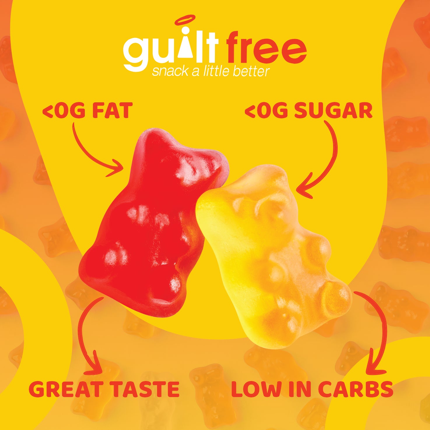 GuiltFree Sugar Free Gummies -  Gummy Bear