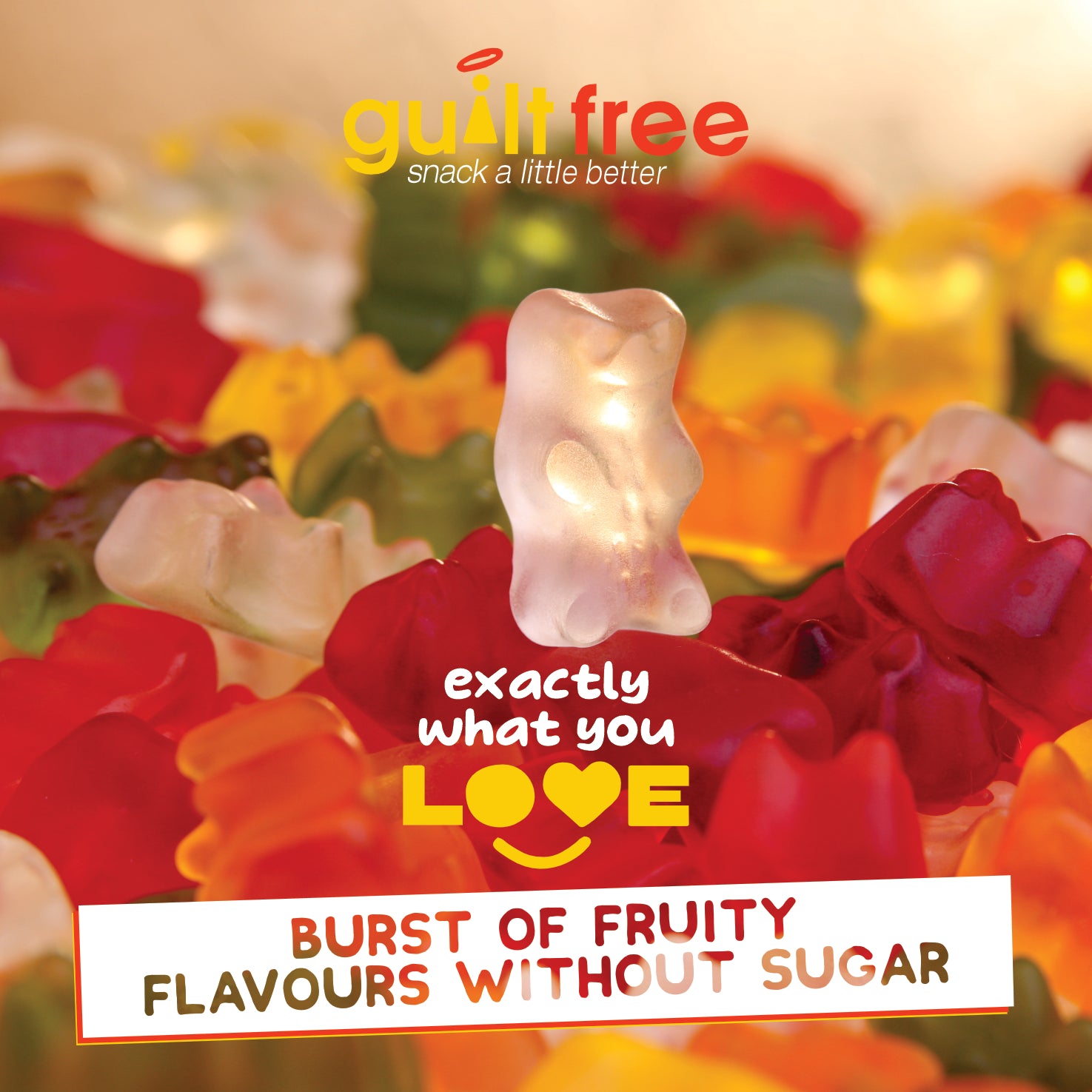 GuiltFree Sugar Free Gummies -  Gummy Bear
