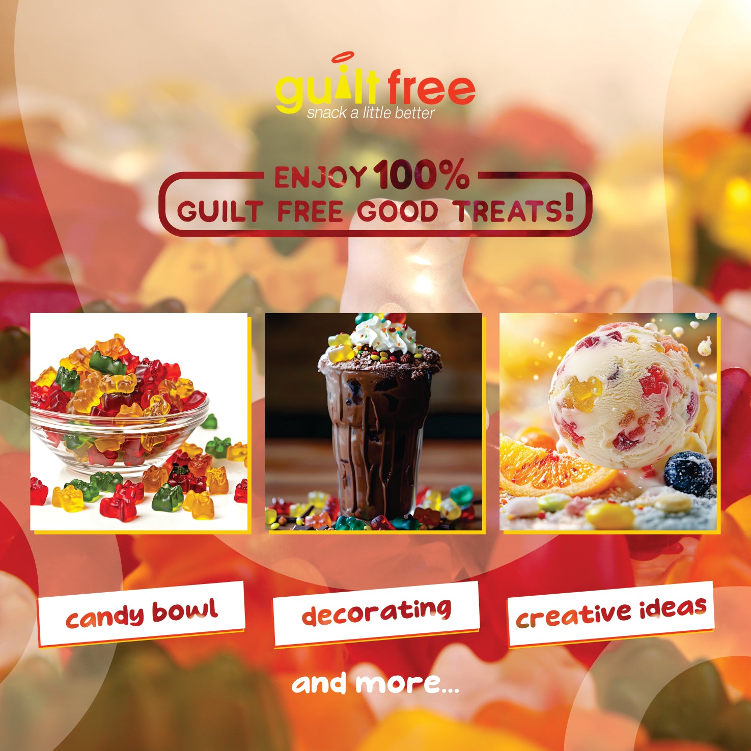 GuiltFree Sugar Free Gummies -  Gummy Bear