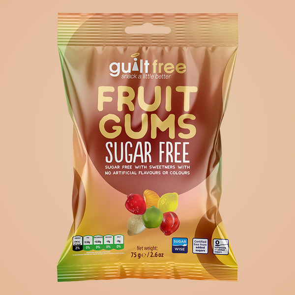 GuiltFree Sugar Free Gummies -  Fruit Gums