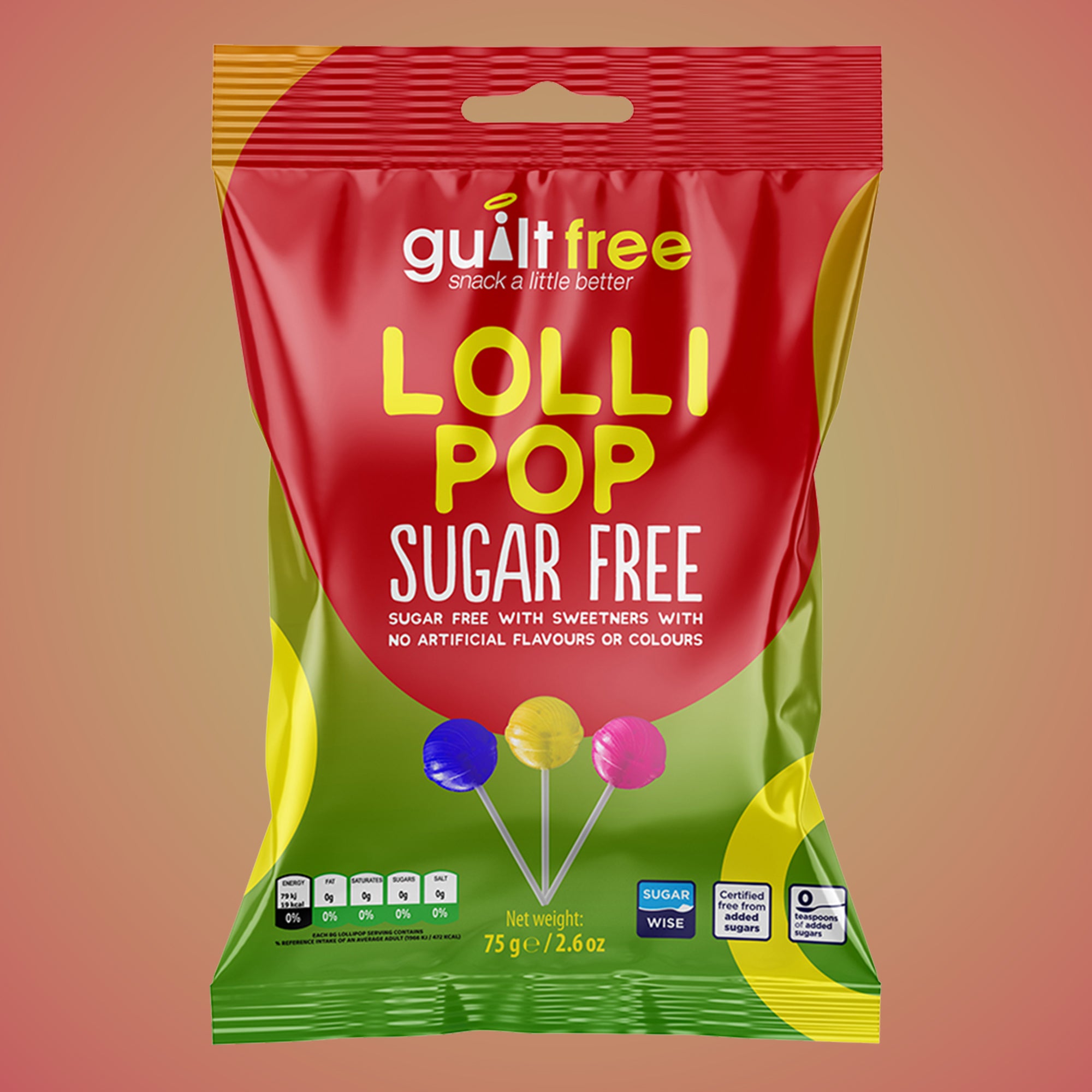 GuiltFree Sugar Free Lollipop - Mixed