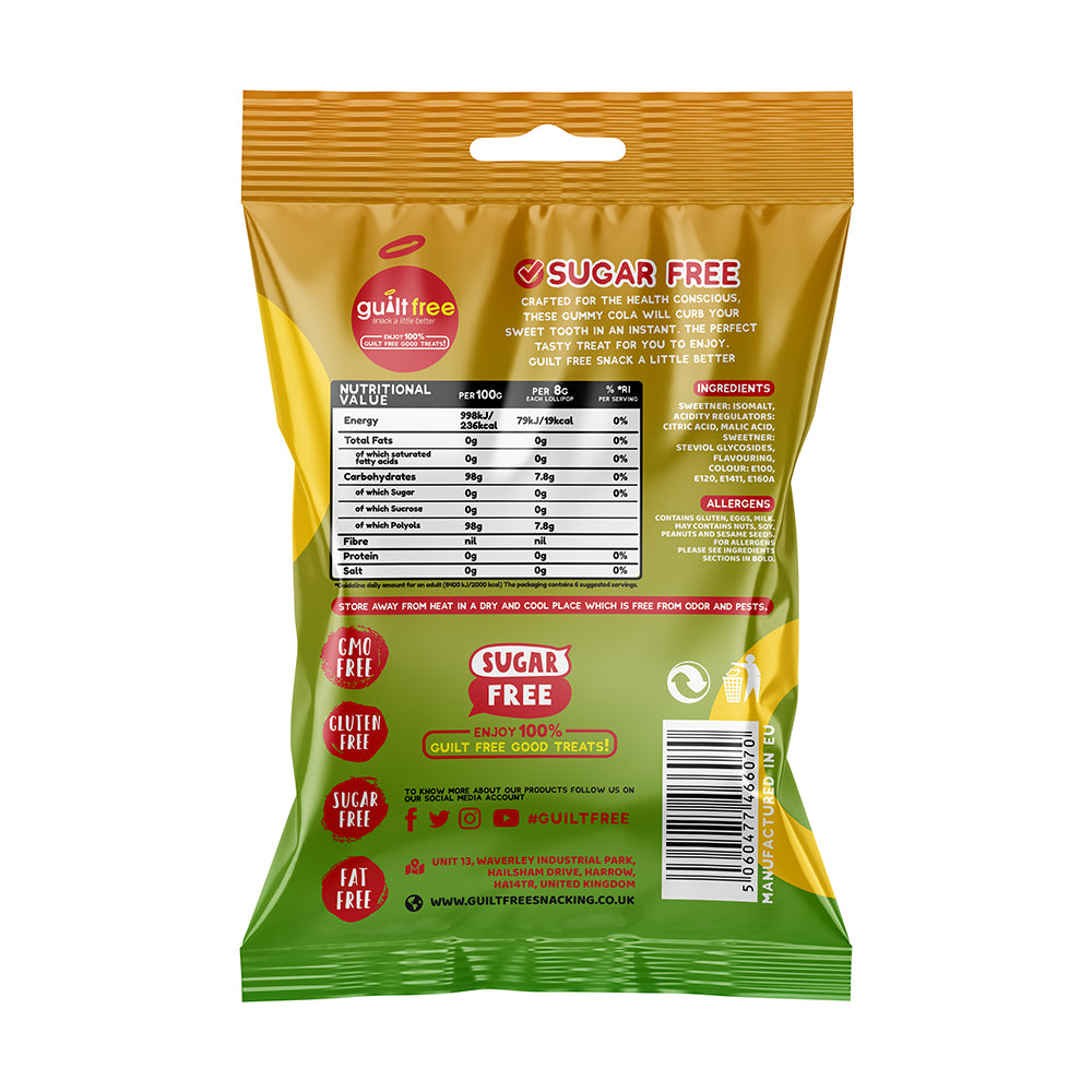 GuiltFree Sugar Free Lollipop - Mixed