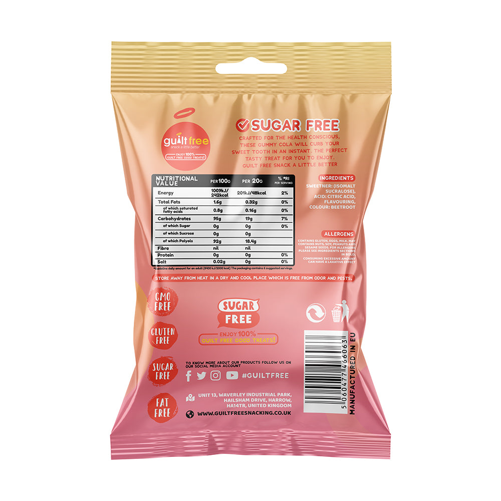 GuiltFree Sugar Free Sweets -  Rhubarb & Custard