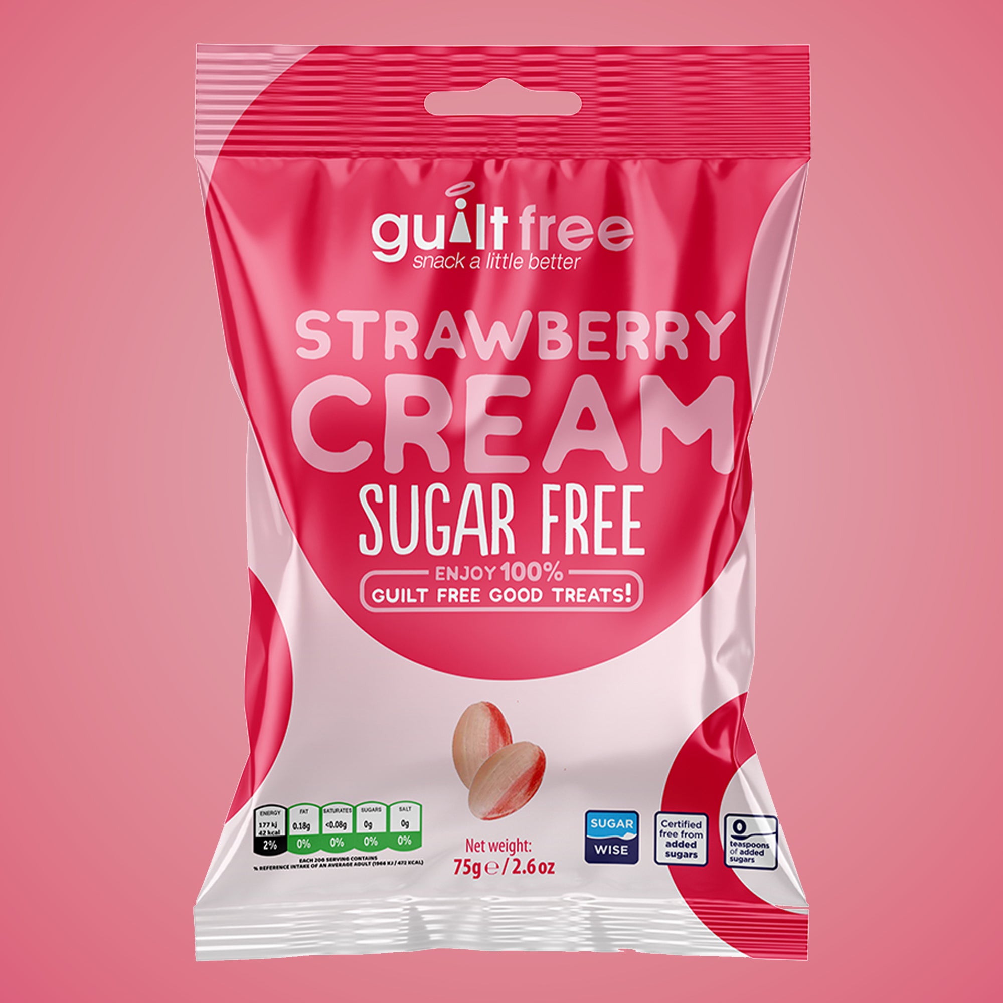 GuiltFree Sugar Free Sweets -  Strawberry Creme