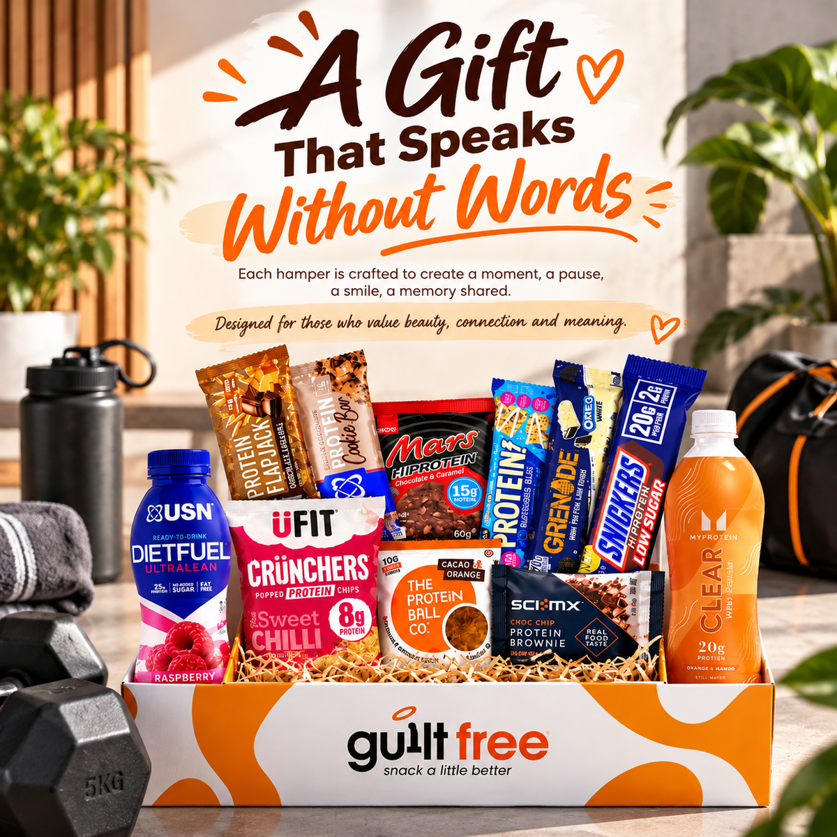 GuiltFree High Protein Gift Hamper – 11 Items