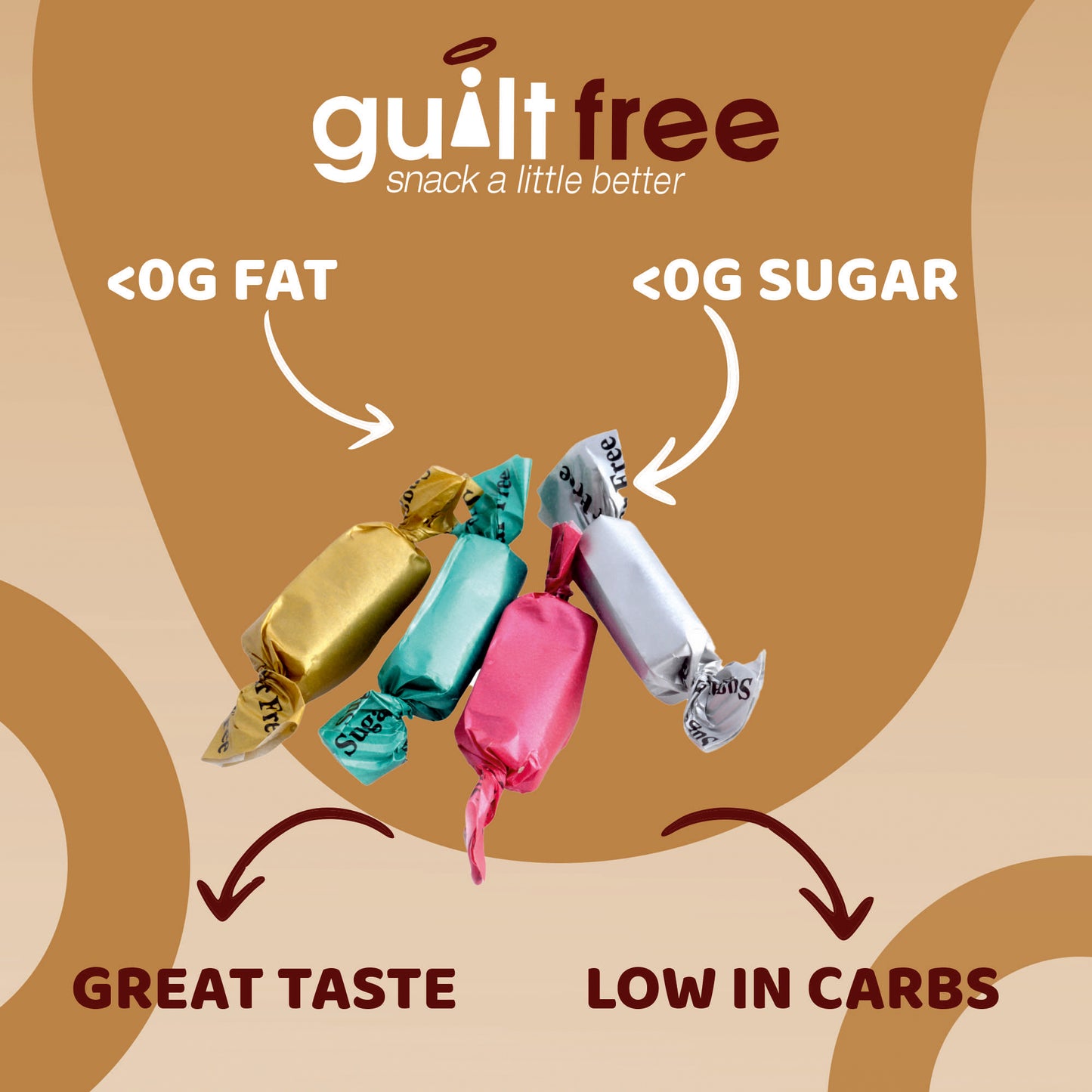 GuiltFree Sugar Free Toffee -  Assorted Toffee