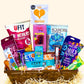 Vegan Vegetarian Food Gift Hamper Box Sweet Chocolate Selection Bars Snacks
