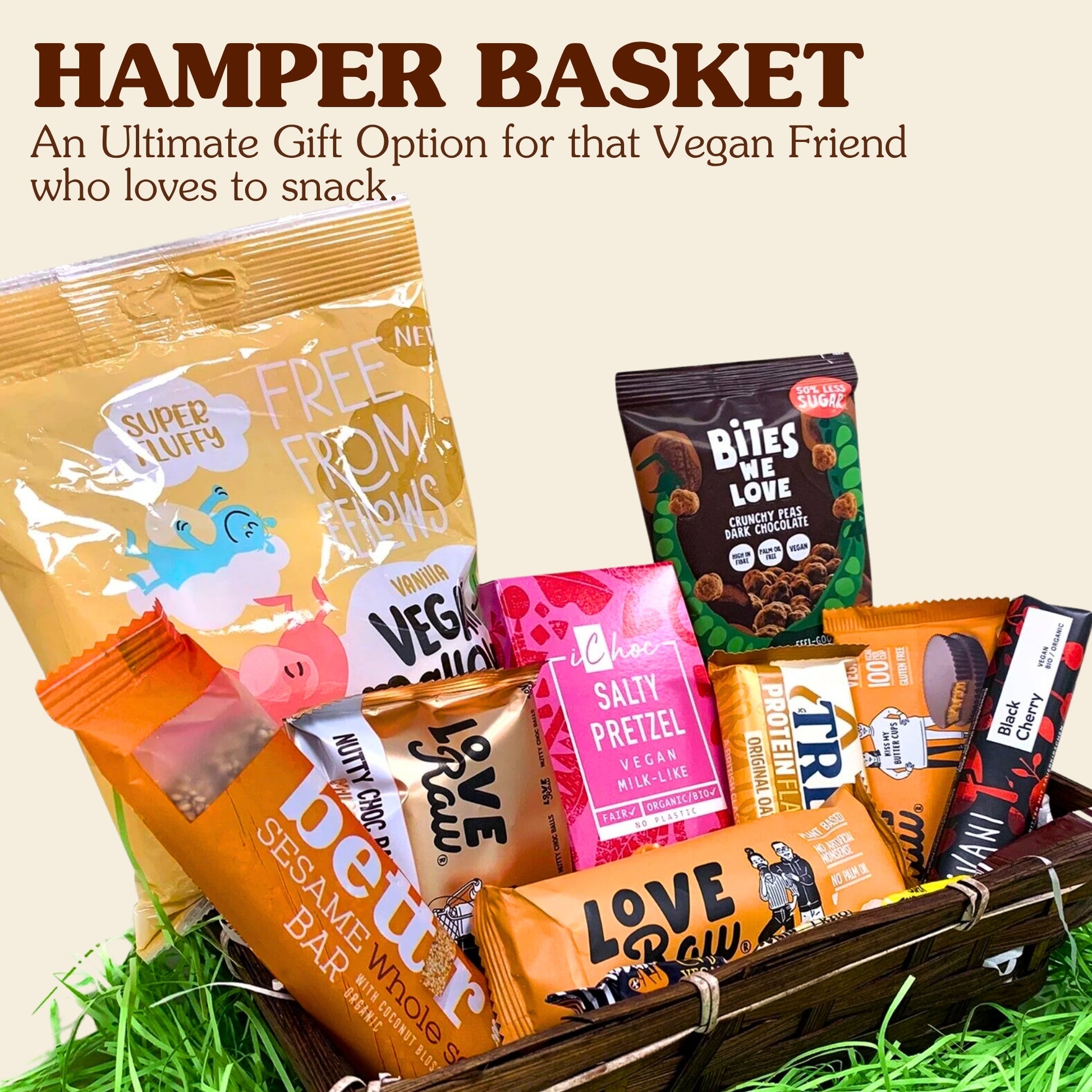 New Vegan Hamper - 14 Items (LoveRAW,Vivani,Ichoc)