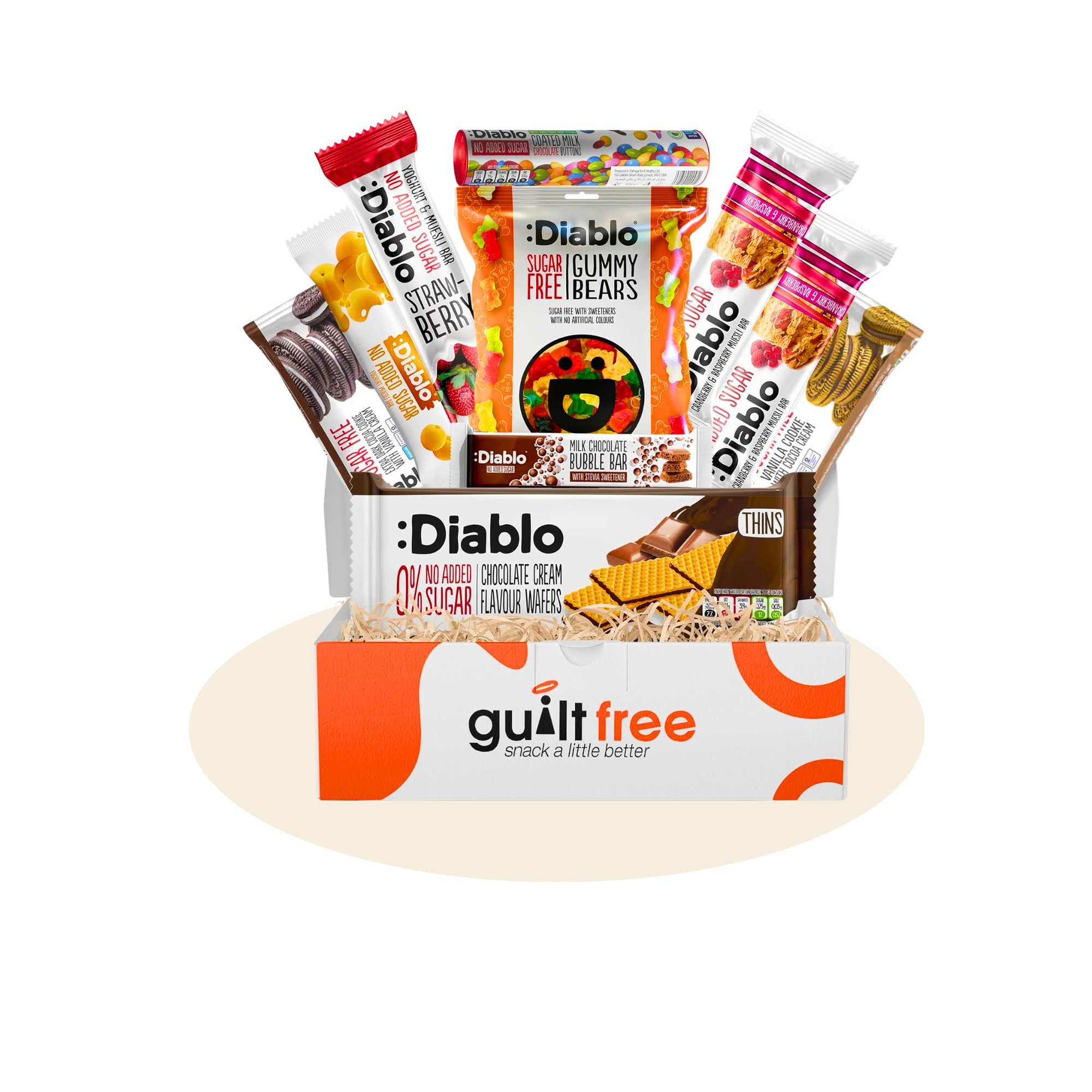 Guiltfree Diablo No Added Sugar Hamper Box (10 Items)