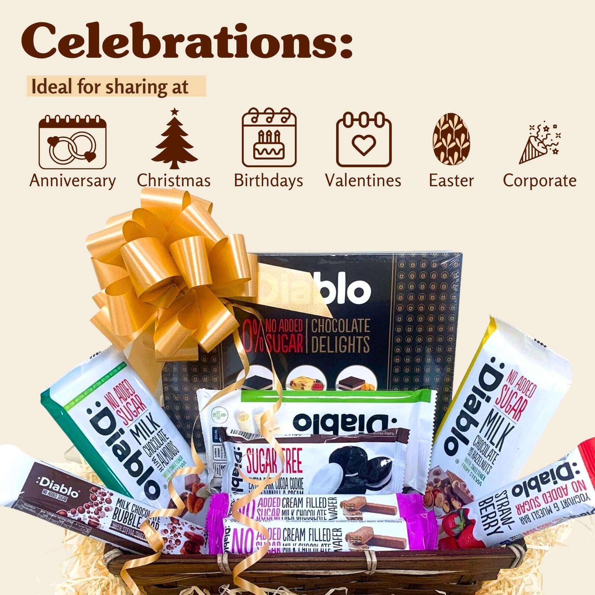 New Diablo Chocolate Delight Hamper - (9 Items)