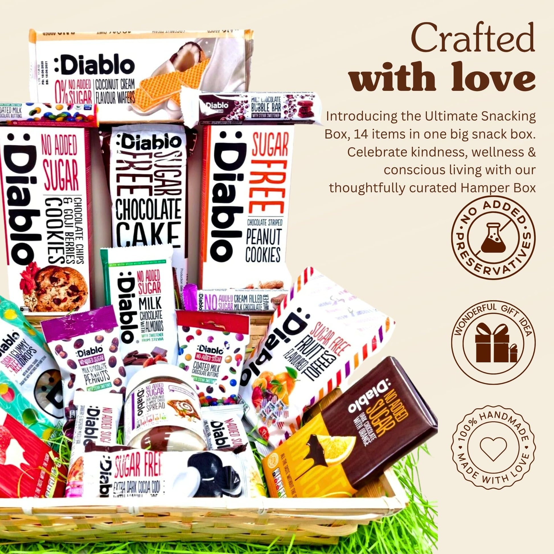Diablo Sugar Free Hamper Box New (18 Items)