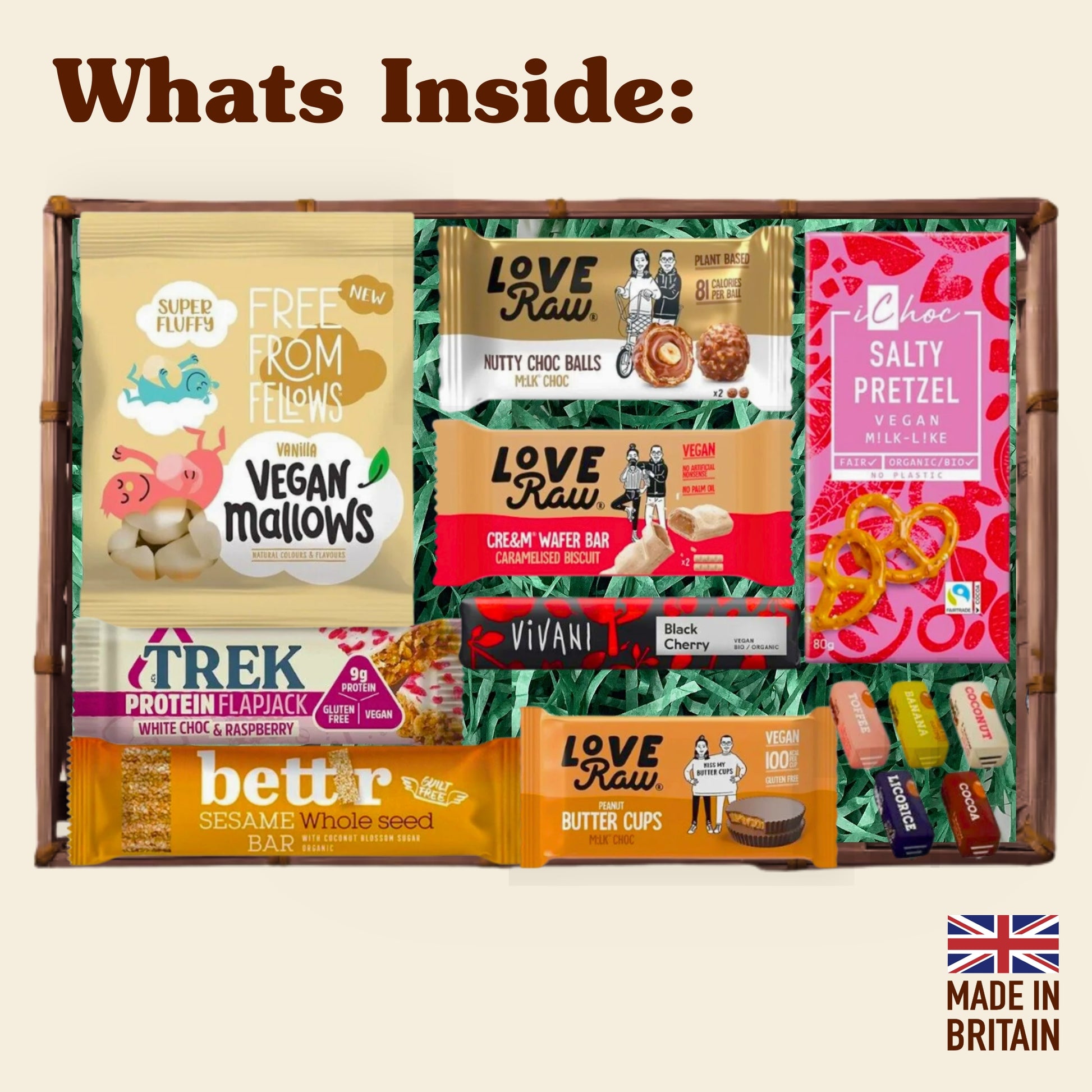 New Vegan Hamper - 14 Items (LoveRAW,Vivani,Ichoc)