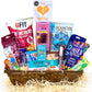 Vegan Vegetarian Food Gift Hamper Box Sweet Chocolate Selection Bars Snacks