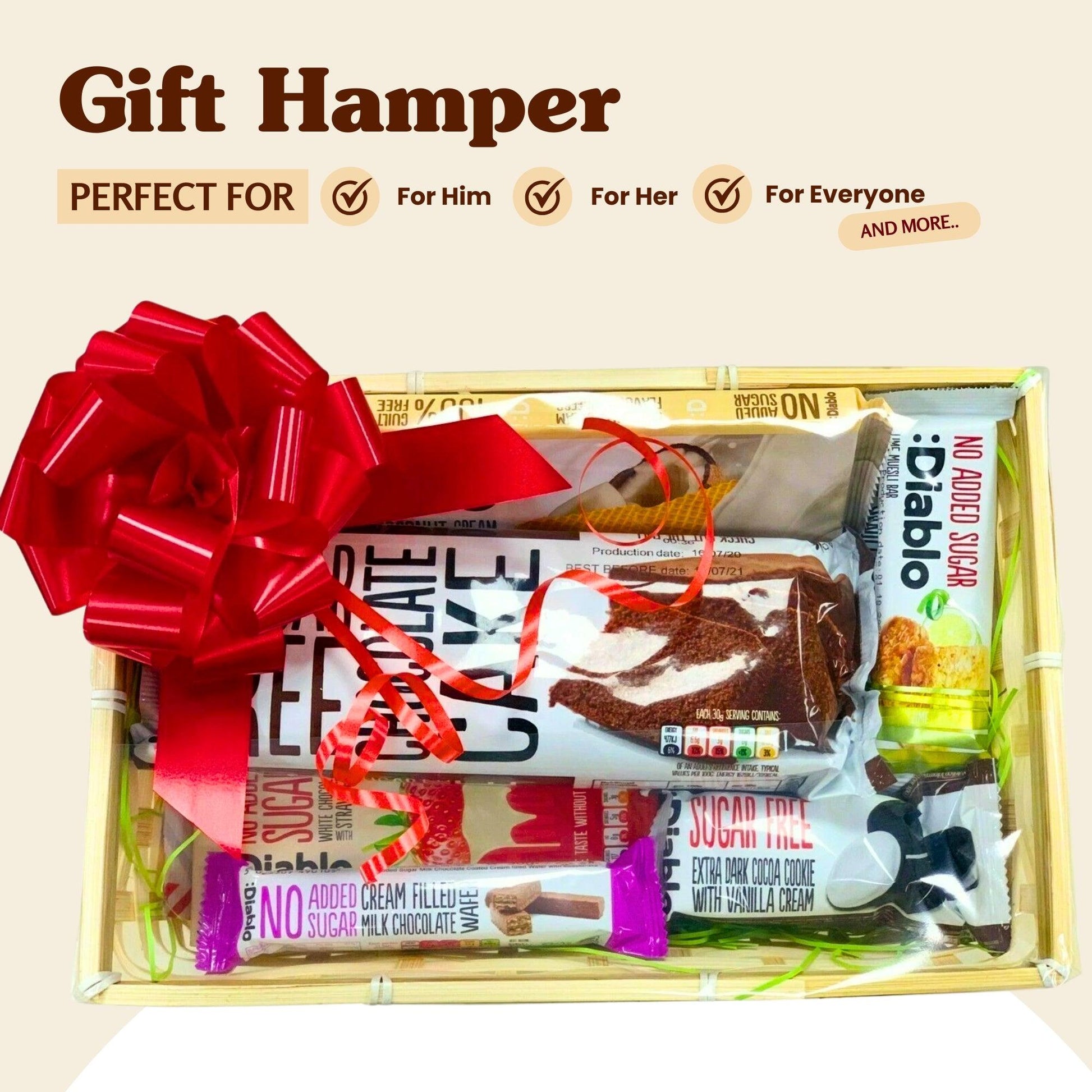 Diablo Diabetic Sugar Free Hamper Medium New (8 Items)