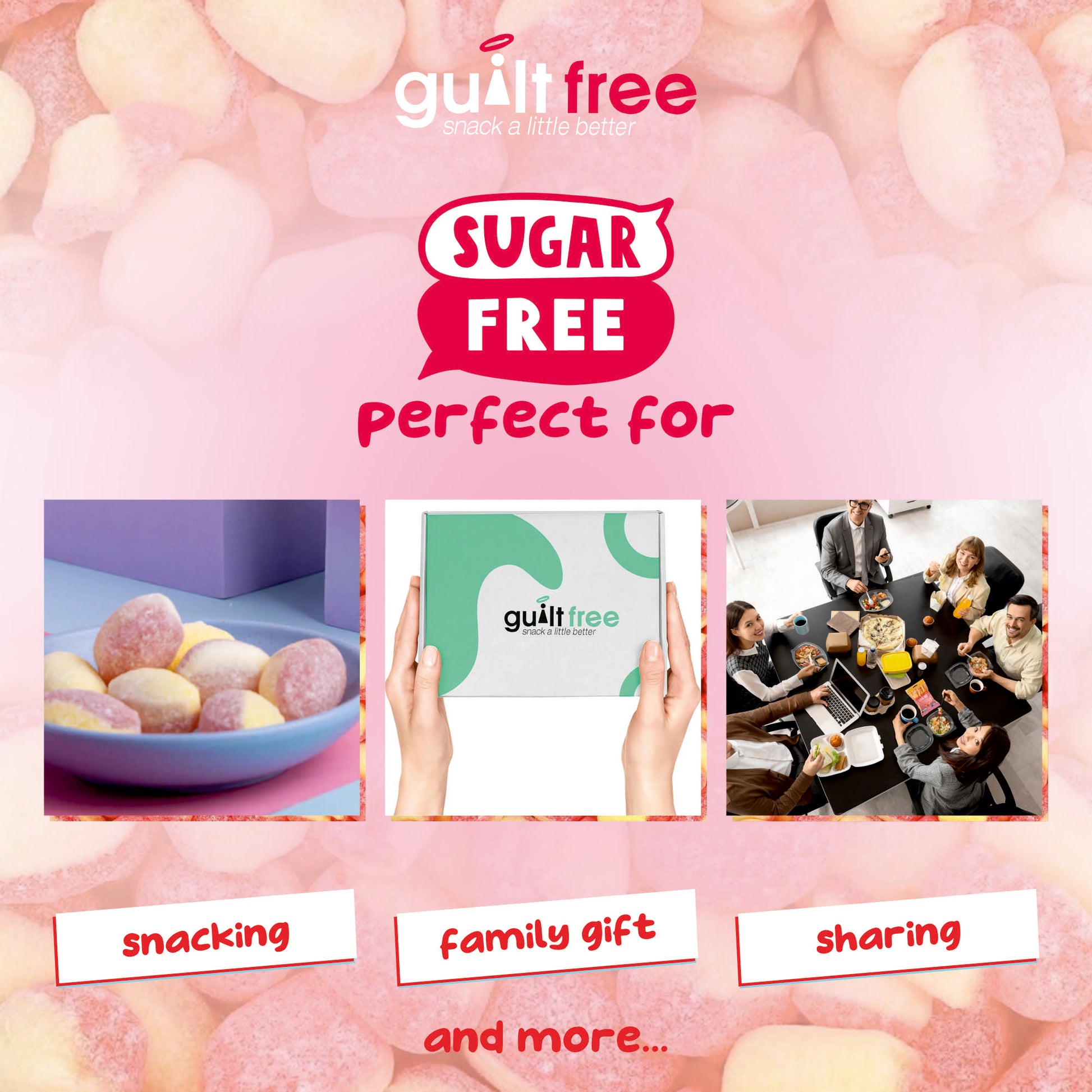GuiltFree Sugar Free Sweets -  Strawberry Creme