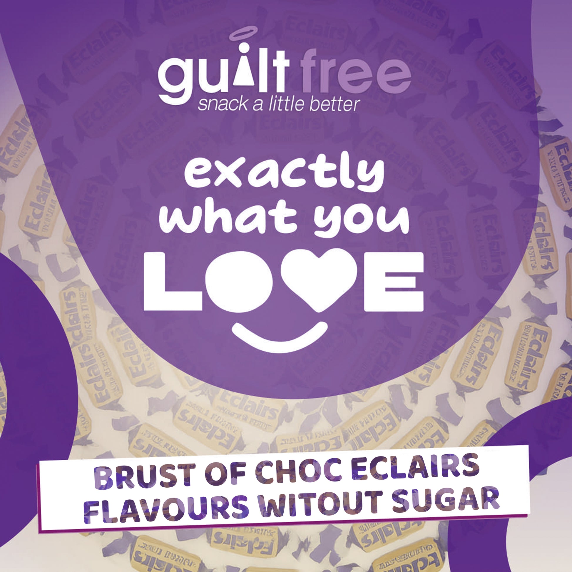 GuiltFree Sugar Free Toffee -  Eclairs Chocolate