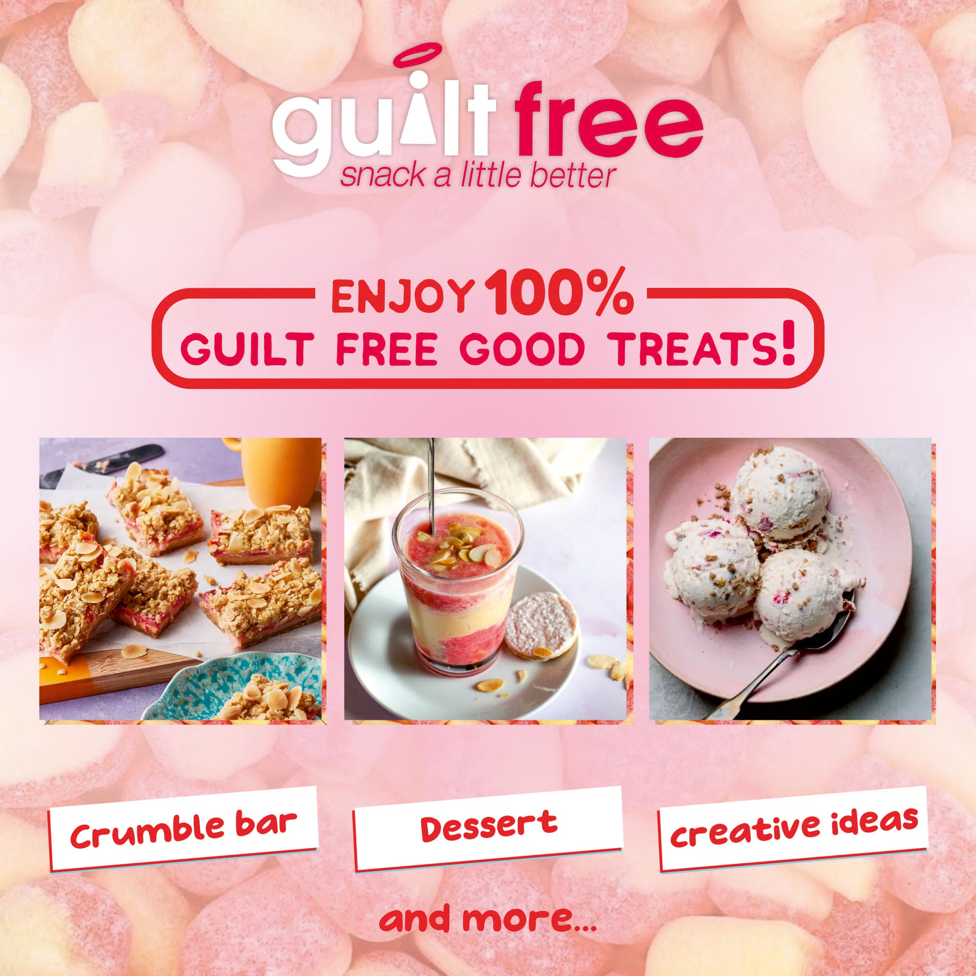 GuiltFree Sugar Free Sweets -  Strawberry Creme