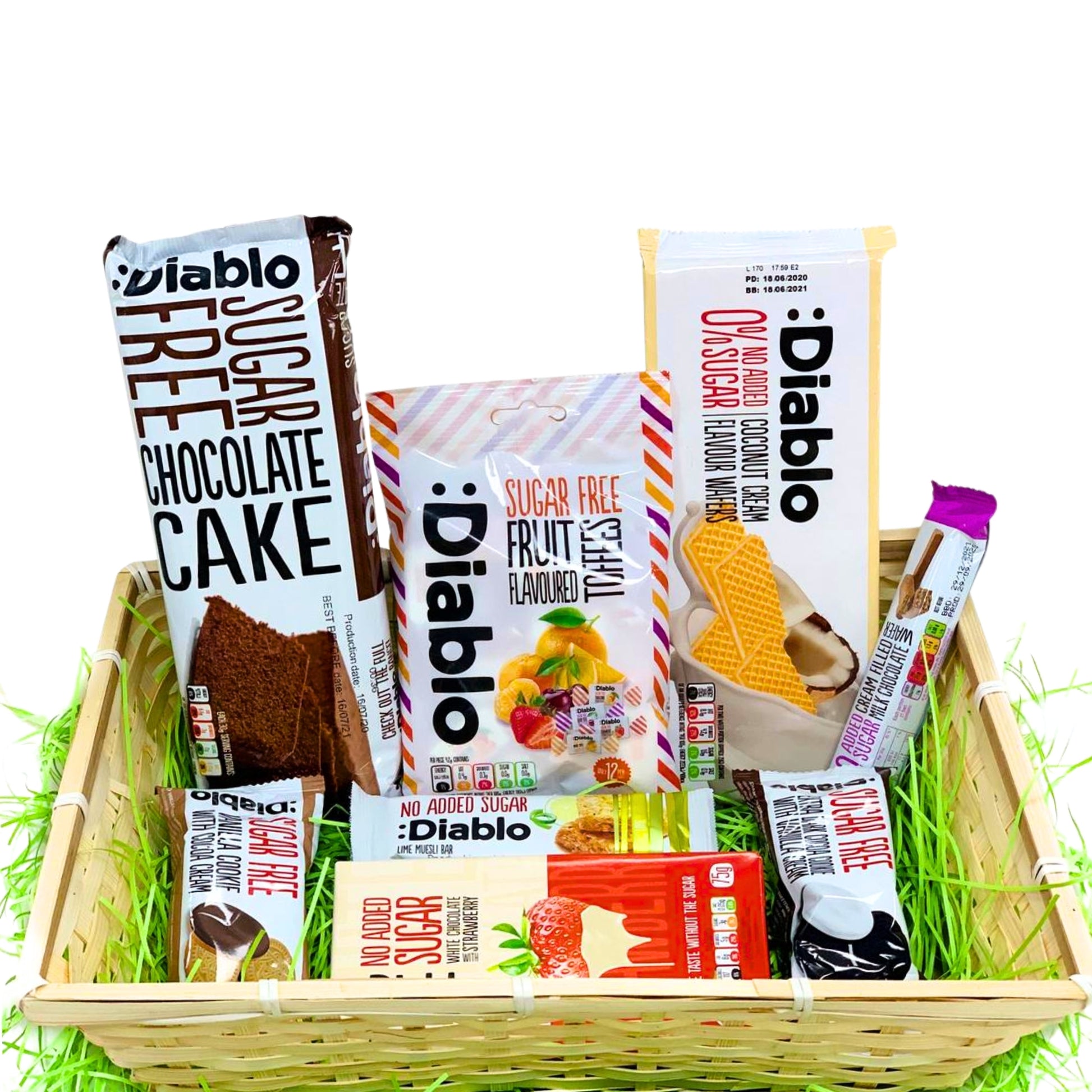 Diablo Diabetic Sugar Free Hamper Medium New (8 Items)