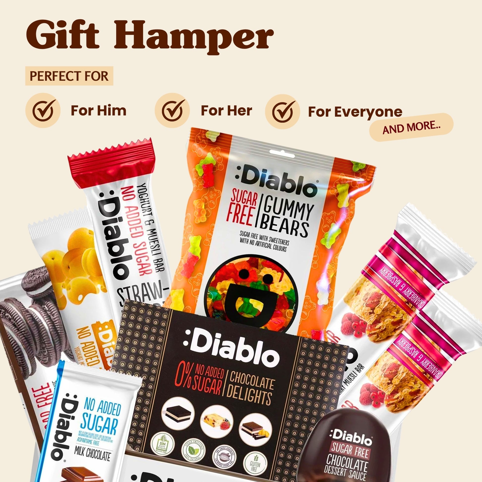 Guiltfree Diablo No Added Sugar Hamper Box - 2 (10 Items)