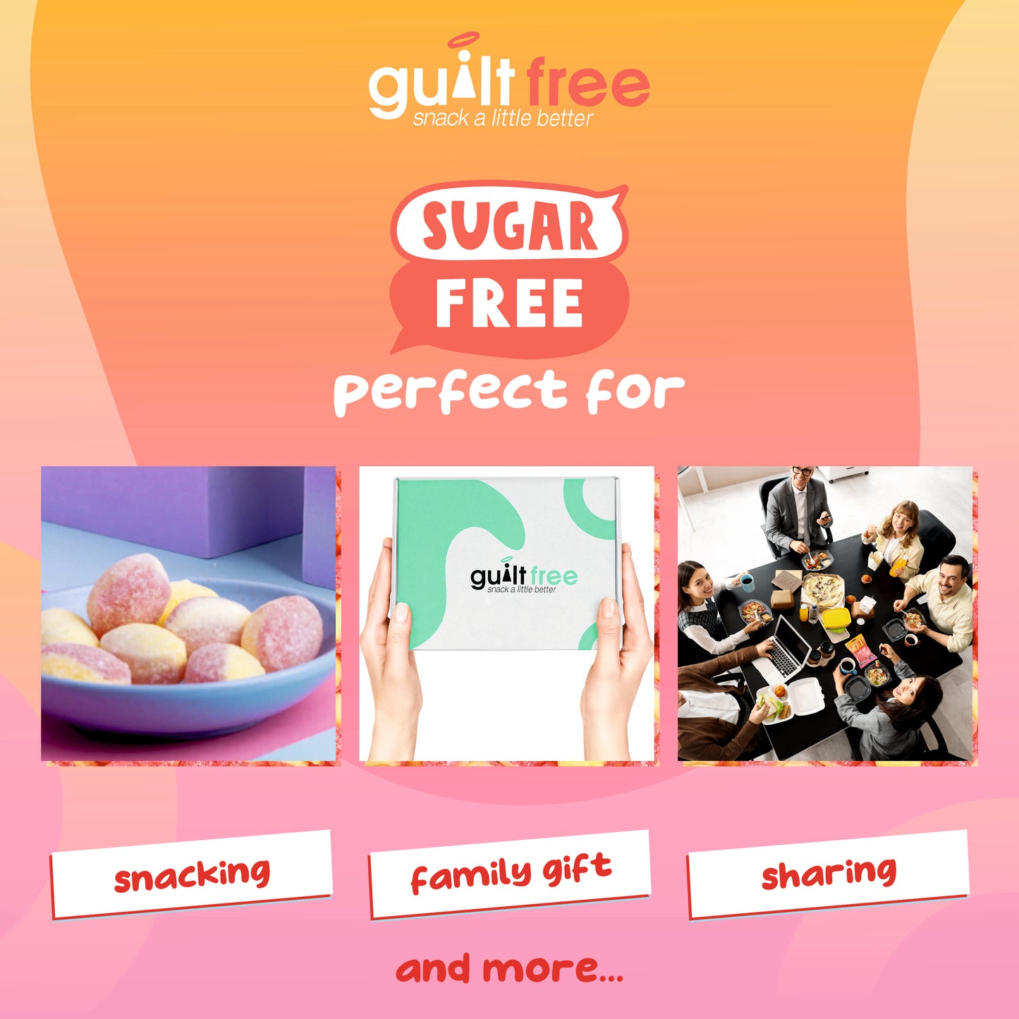 GuiltFree Sugar Free Sweets -  Rhubarb & Custard