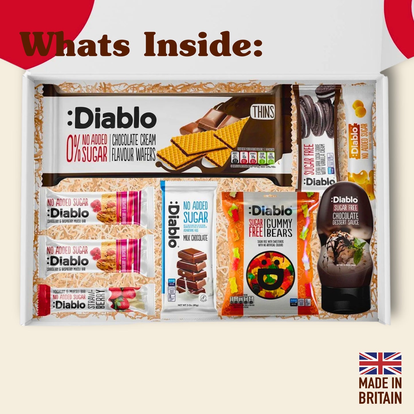 Guiltfree Diablo No Added Sugar Hamper Box - 2 (10 Items)